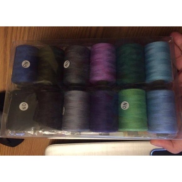 Sewing Threads Kits, 30 Colors 1000 Yards Per Spools, Polyester Sewing Thread - Picture 2 of 4